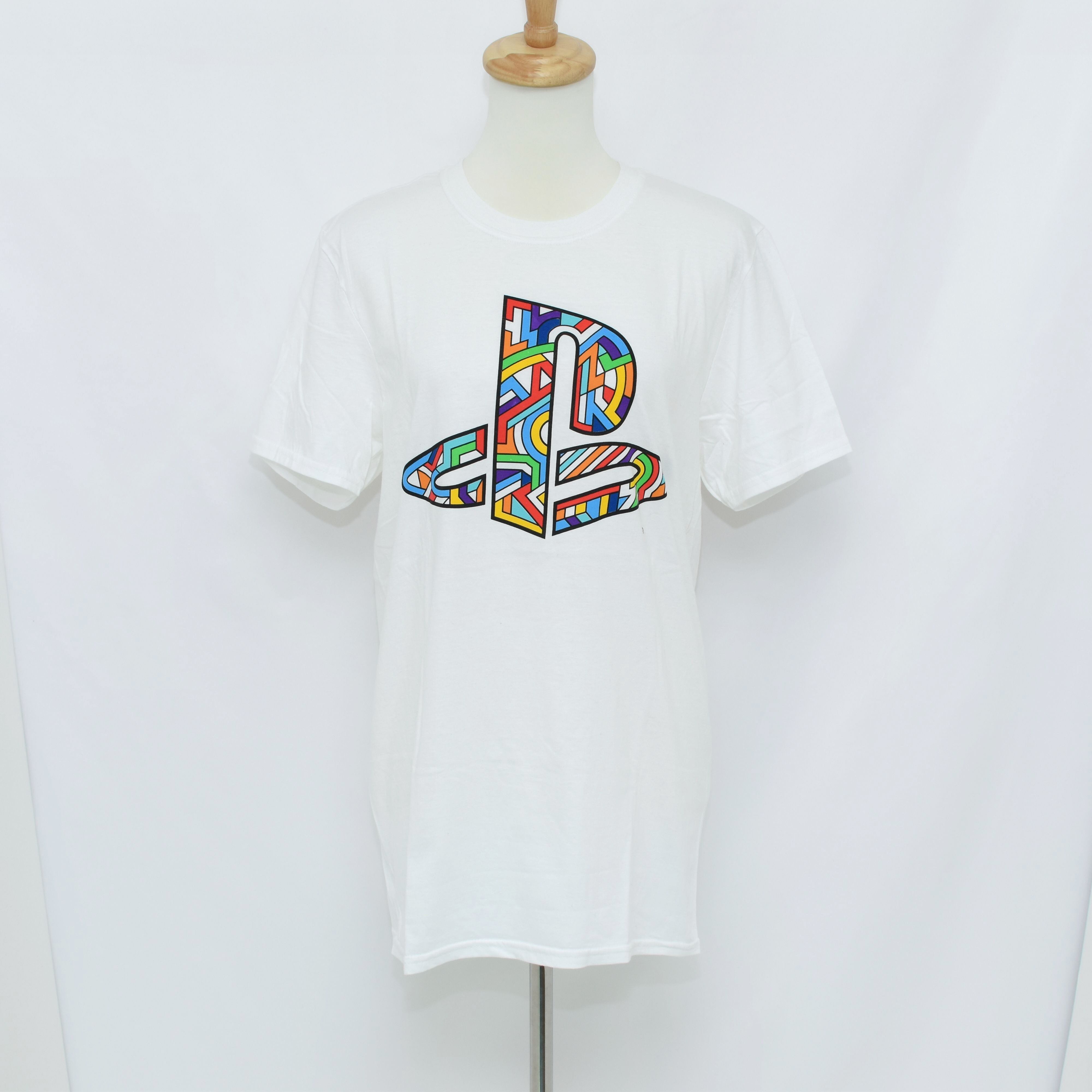 PlayStation 海外企画 オフィシャル ロゴプリントTシャツ ゲームT