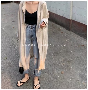 フード付き シャツコート  ASF-212010-1053