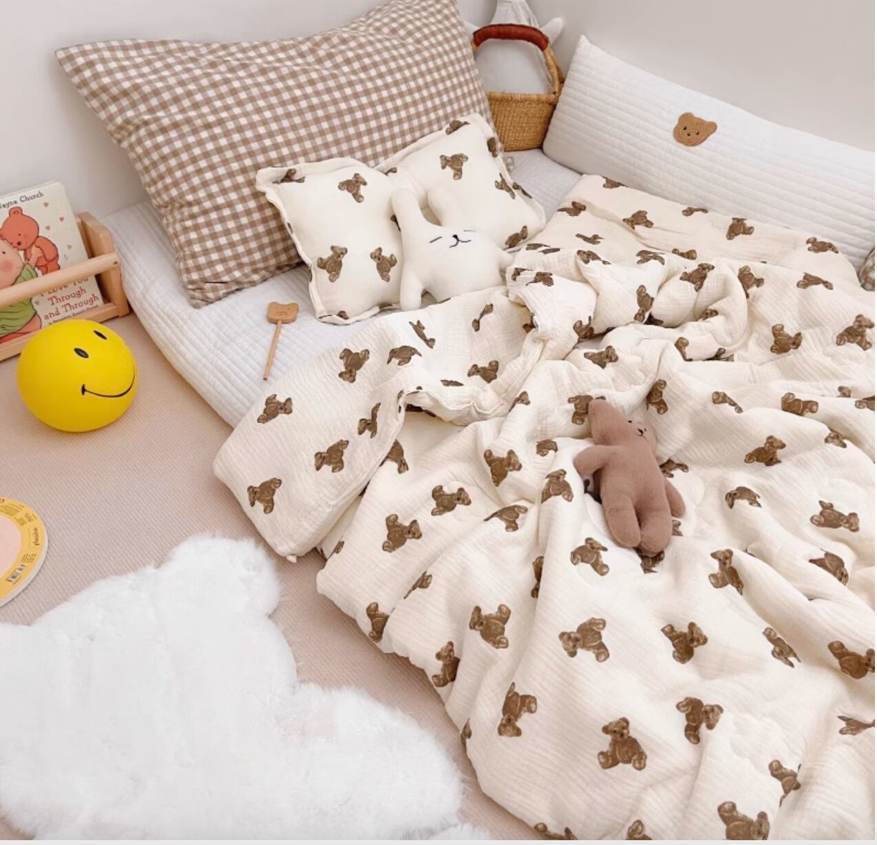 一点物 ベアー ベッドシーツ｜ファッション 