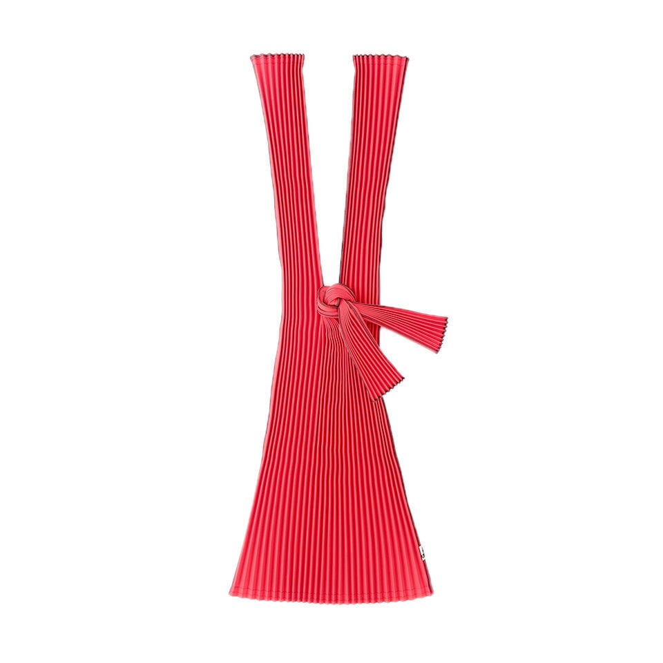 PLECO │ TATE-PLEATS <L> col.red (猩々緋) リサイクルポリエステル