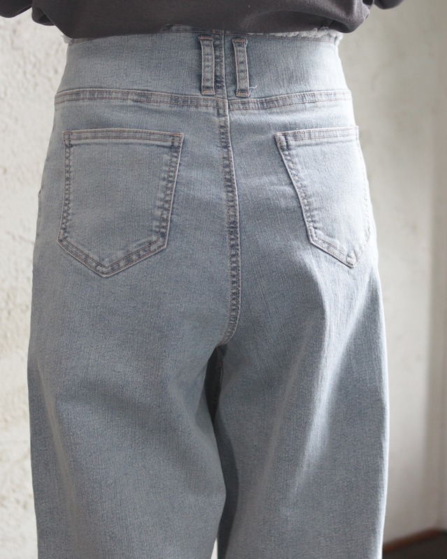 【hunch】ストレッチデニムワイドパンツ　(251249)