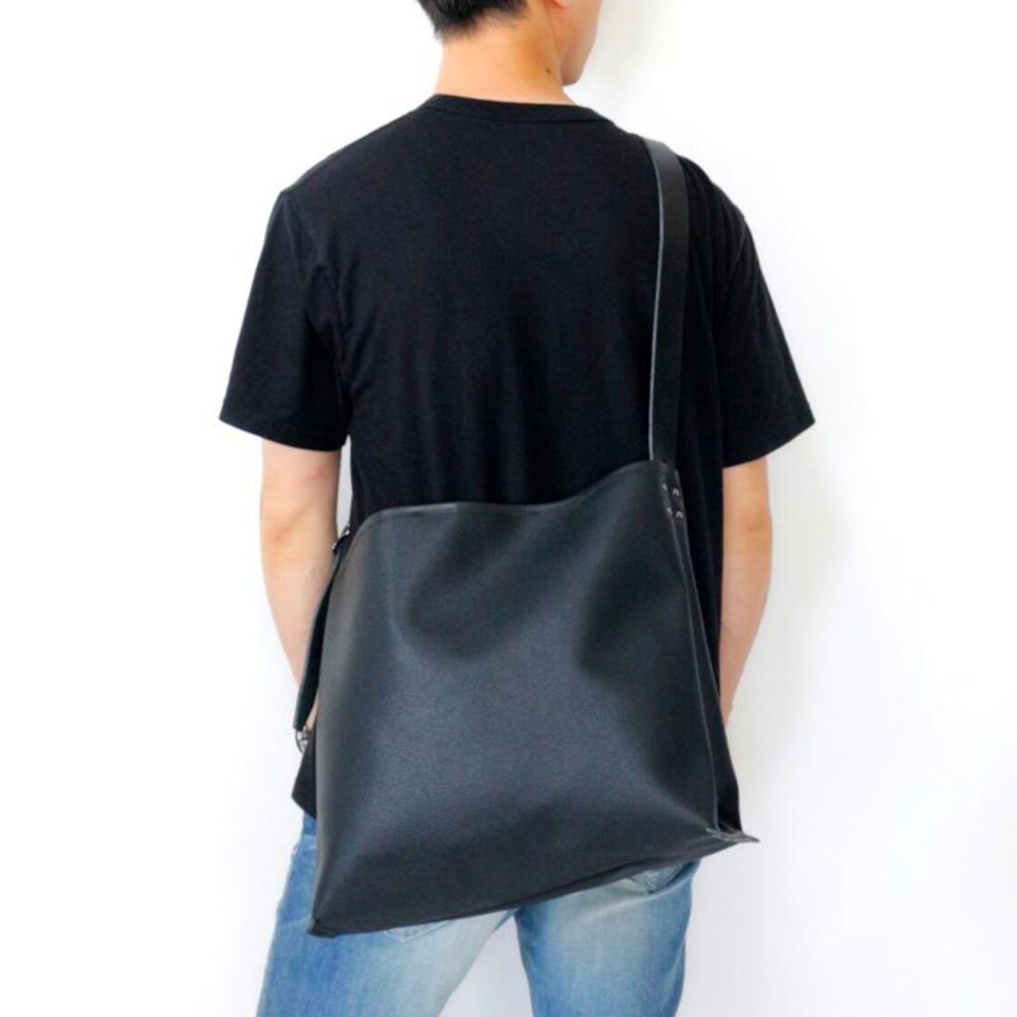 JAM HOME MADE ジャムホームメイド ブラックライドショルダーバッグ 