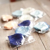 フラワーシャワー 造花 青 白 花びら 約1000枚 挙式 たっぷり 5色 ロイヤルブルー