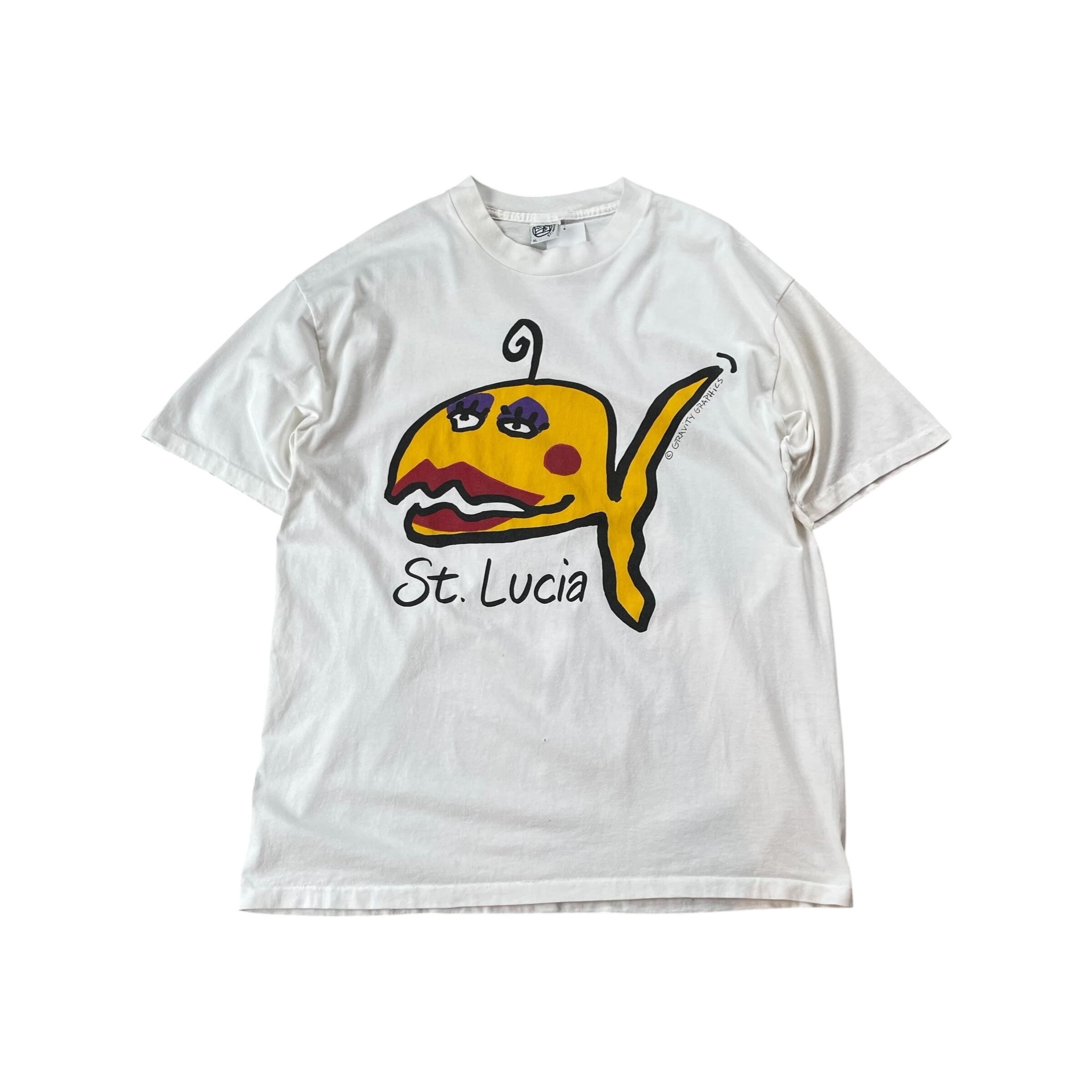 1990s Gravity Graphics "St.Lucia" T-shirt