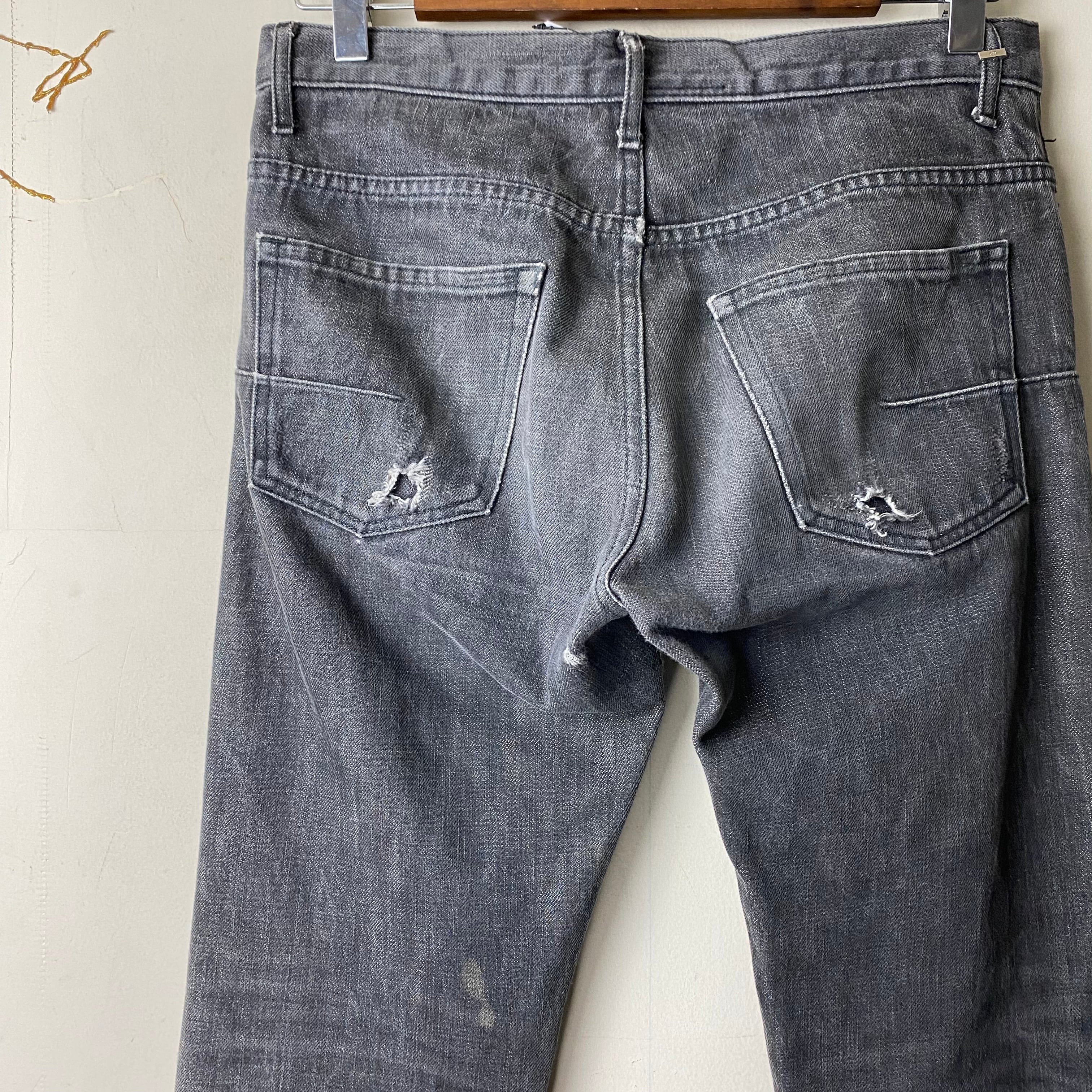 2003AW DIOR HOMME black skinny denim | NOIR ONLINE