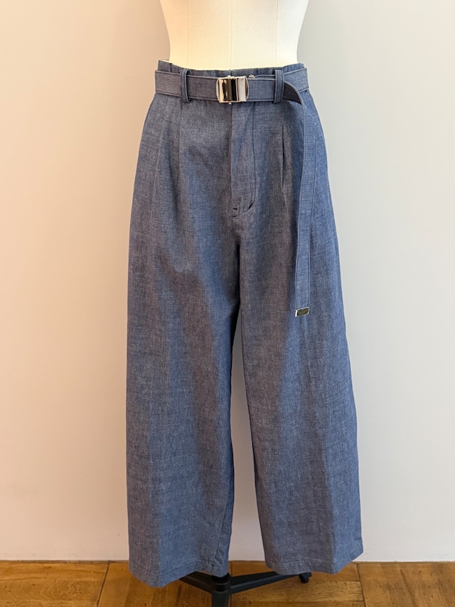 jonnlynx/JL226-PT845 gachya belt denim pants indigo