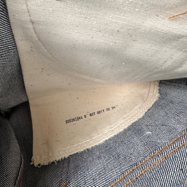 Levi's リーバイス 607 0217 デニムパンツ 70s デッドストック スモールe Talon ヴィンテージ古着 W42 画像6