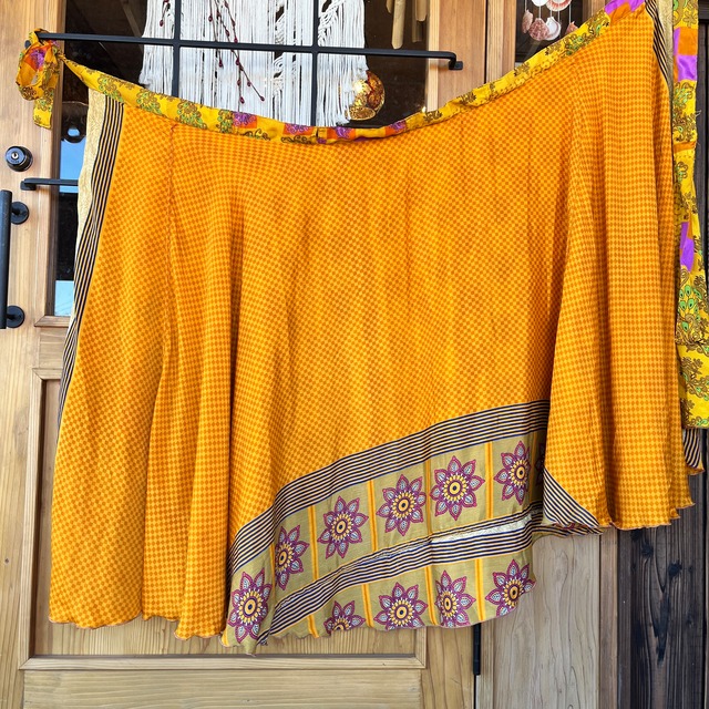 シルク巻きスカートn4110