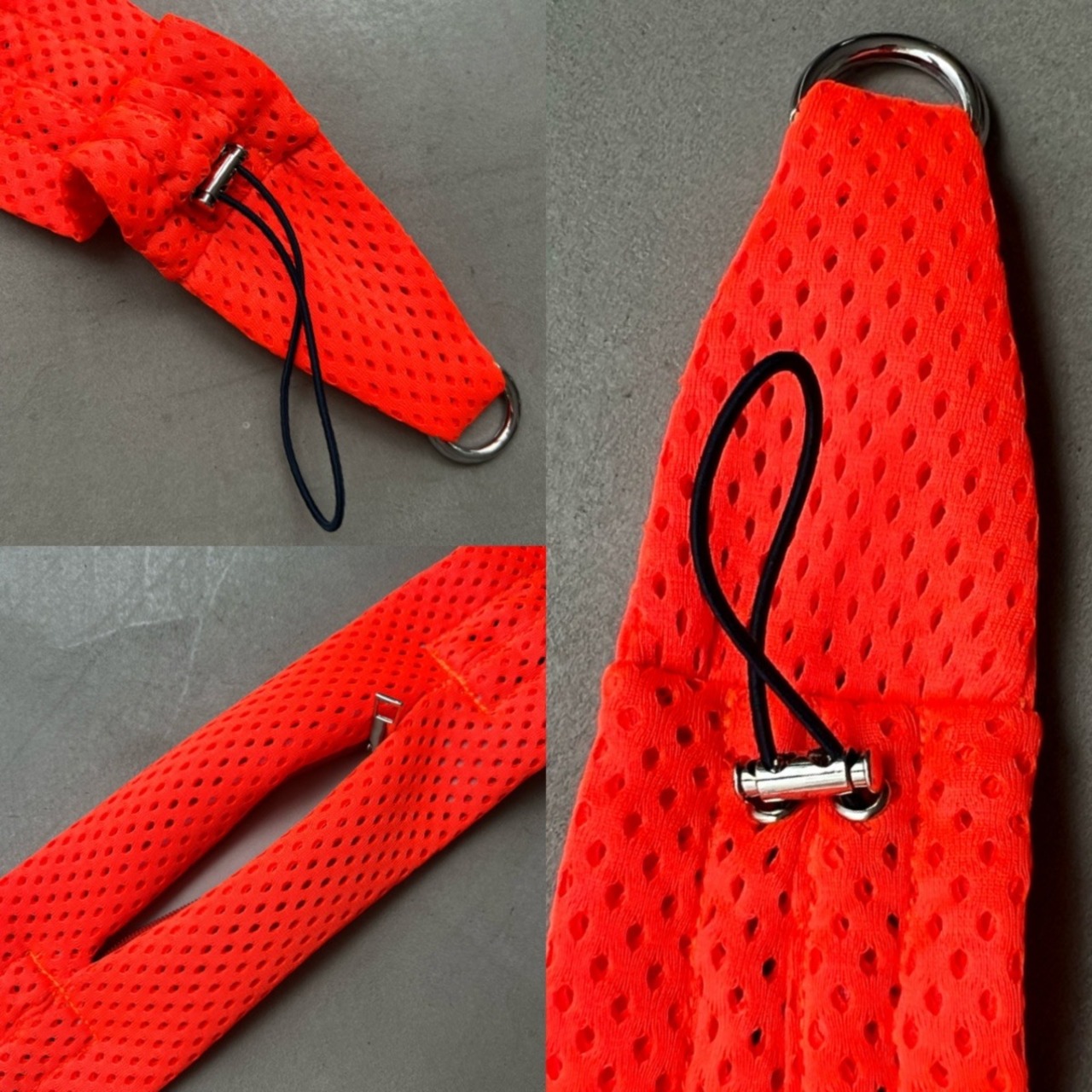 【受注予約：10月下旬入荷予定】Adjustable Mesh Strap/orange
