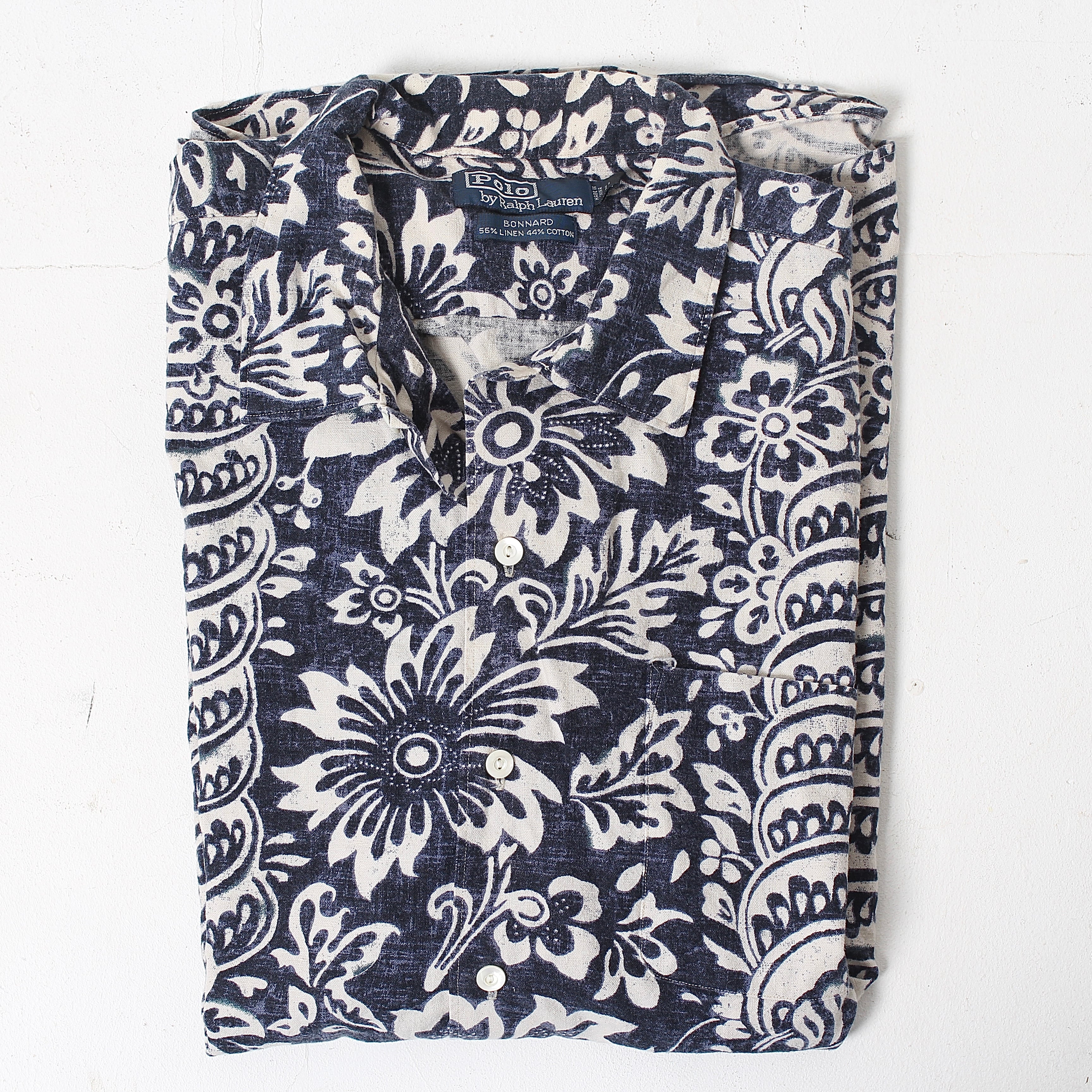 1990s～Polo by Ralph Lauren BONNARD LINEN COTTON S/S SHIRT | FRUiT