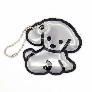 犬の反射板キーホルダー(全2種) | てらおかなつみ「BOWWOW!」