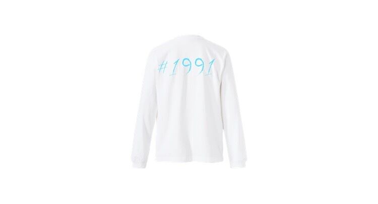 1991 pop long T-shirts (BL)