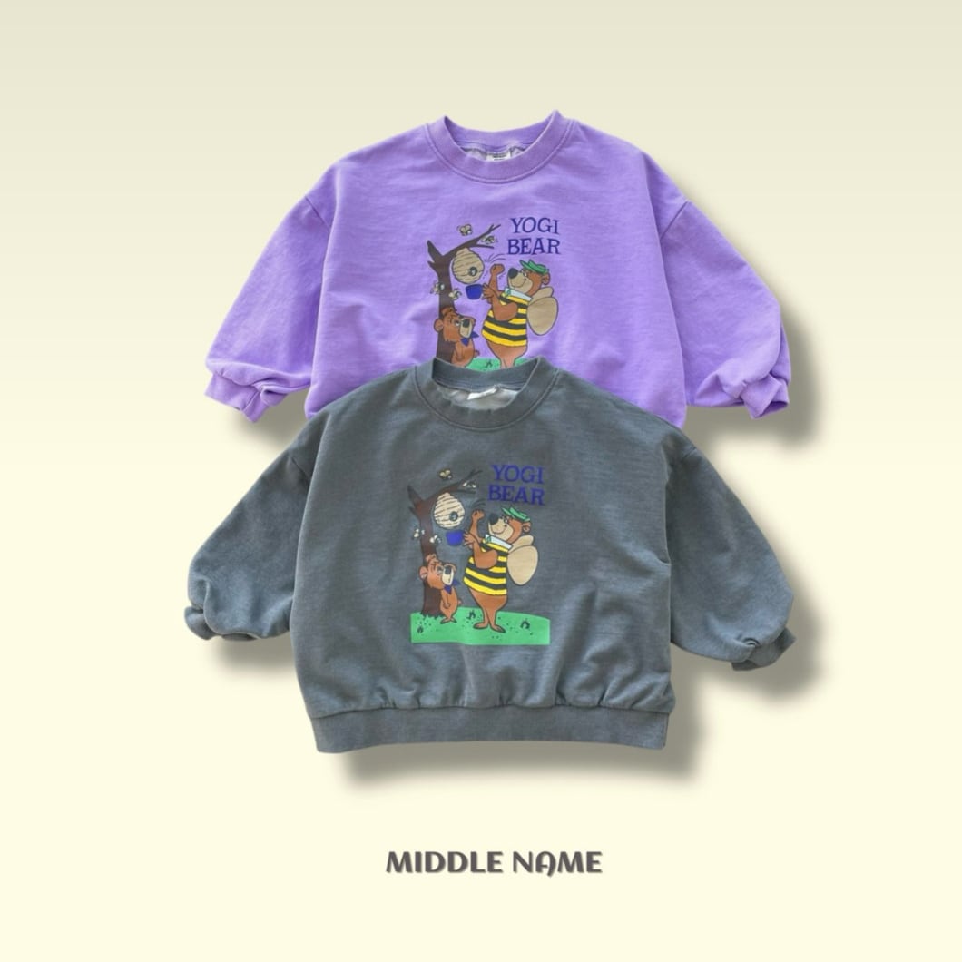 《送料無料》予約:ハニーベアトレーナー【MIDDLENAME】※ジュニアサイズ