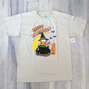 ✨️HAPPY HALLOWEEN✨️【 Garfield（ ガーフィールド ） 】HAPPY HALLOWEEN Tシャツ / US KIDS SIZE(日本のMサイズ相当) 〚アメリカン雑貨 アメトイ〛