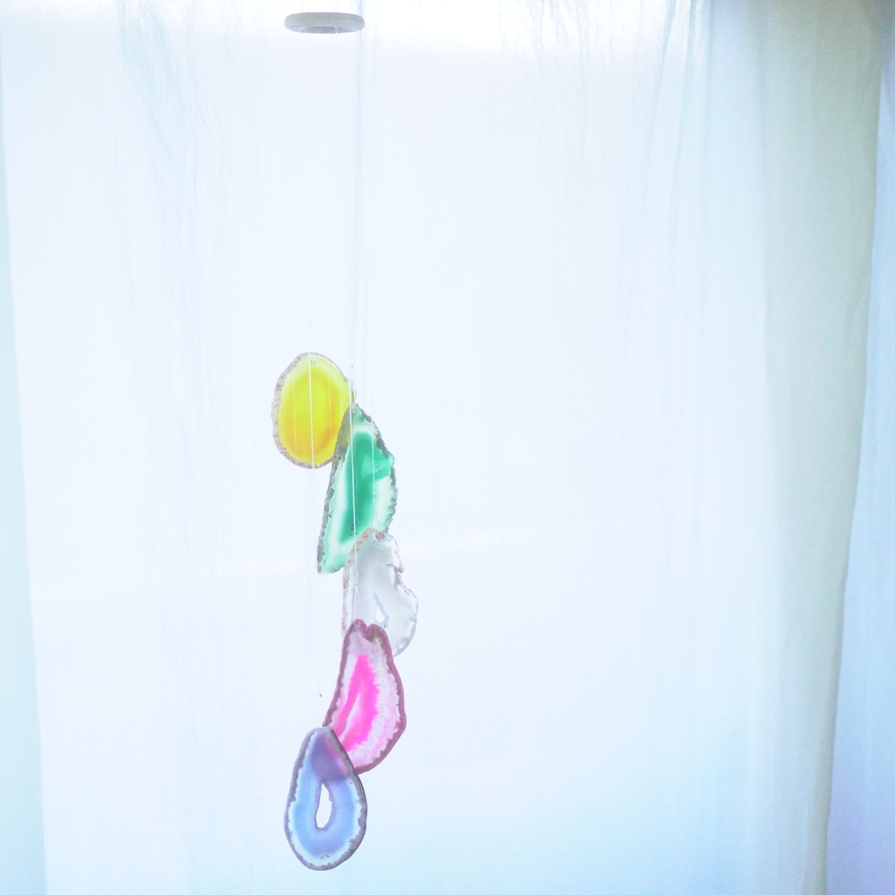 Mermaid Beach 23 - アゲートヒーリングチャイム / Agate Sun Catcher Wind Chime 1022