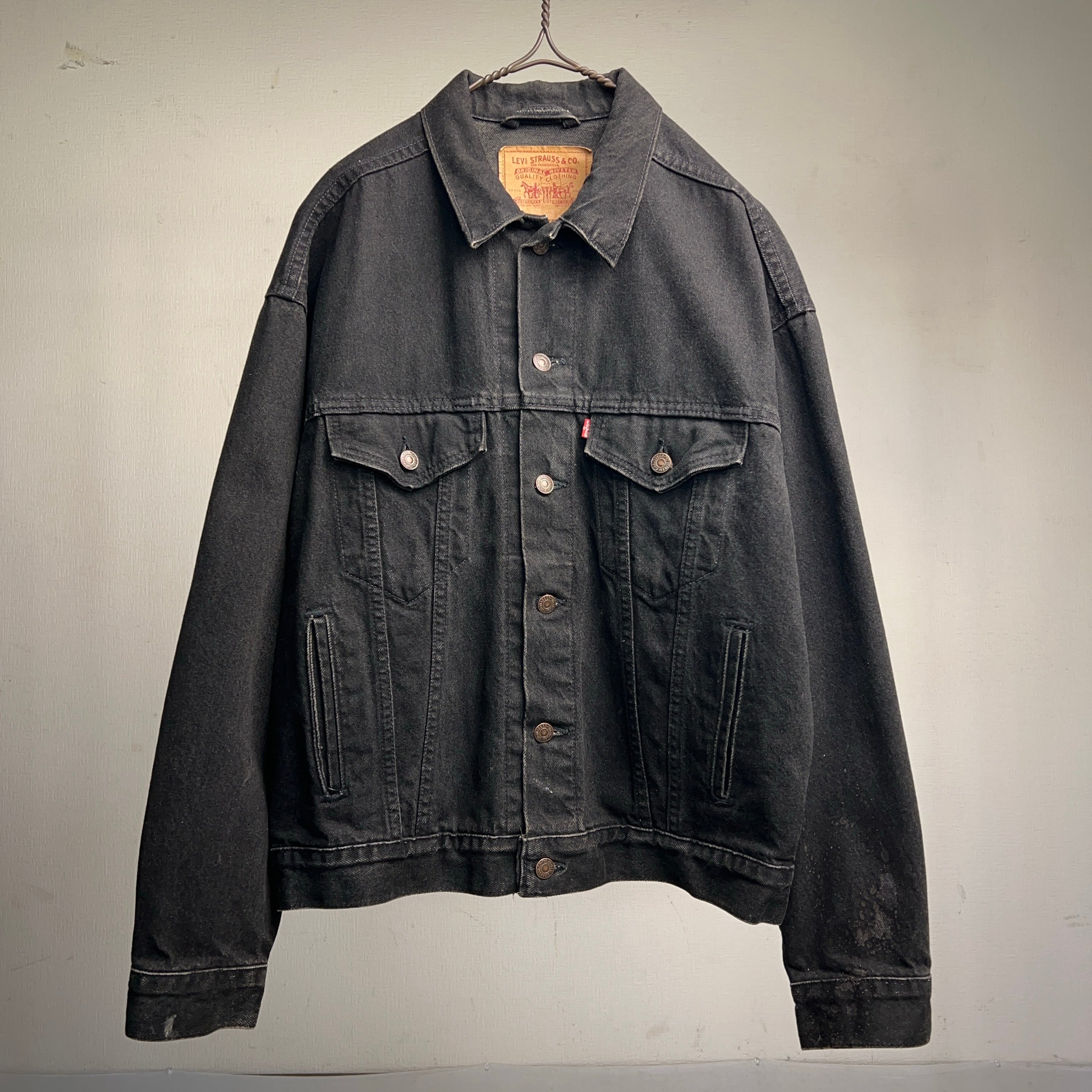 90s Levi's リーバイス usa製 70507-4159 ブラック 黒 古着 90s USA製 Levi's 70507-4159 デカタグ サルファ ブラック デニム