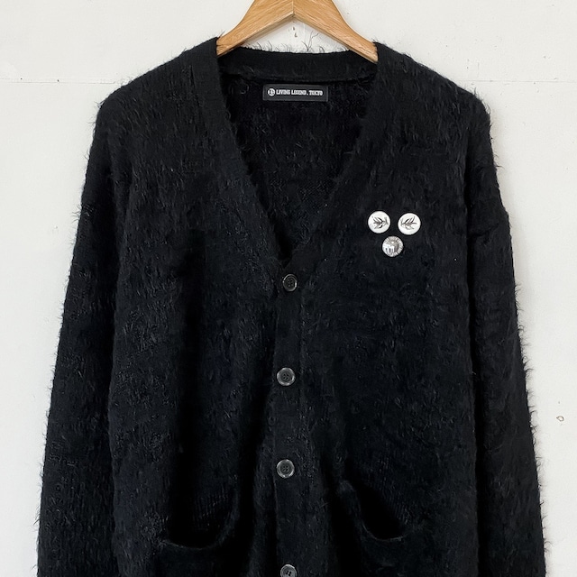 LIVING LEGEND.TOKYO × ANTHOLOGYHAIR Collaboration MOHAIR KNIT BLACK/GRAY