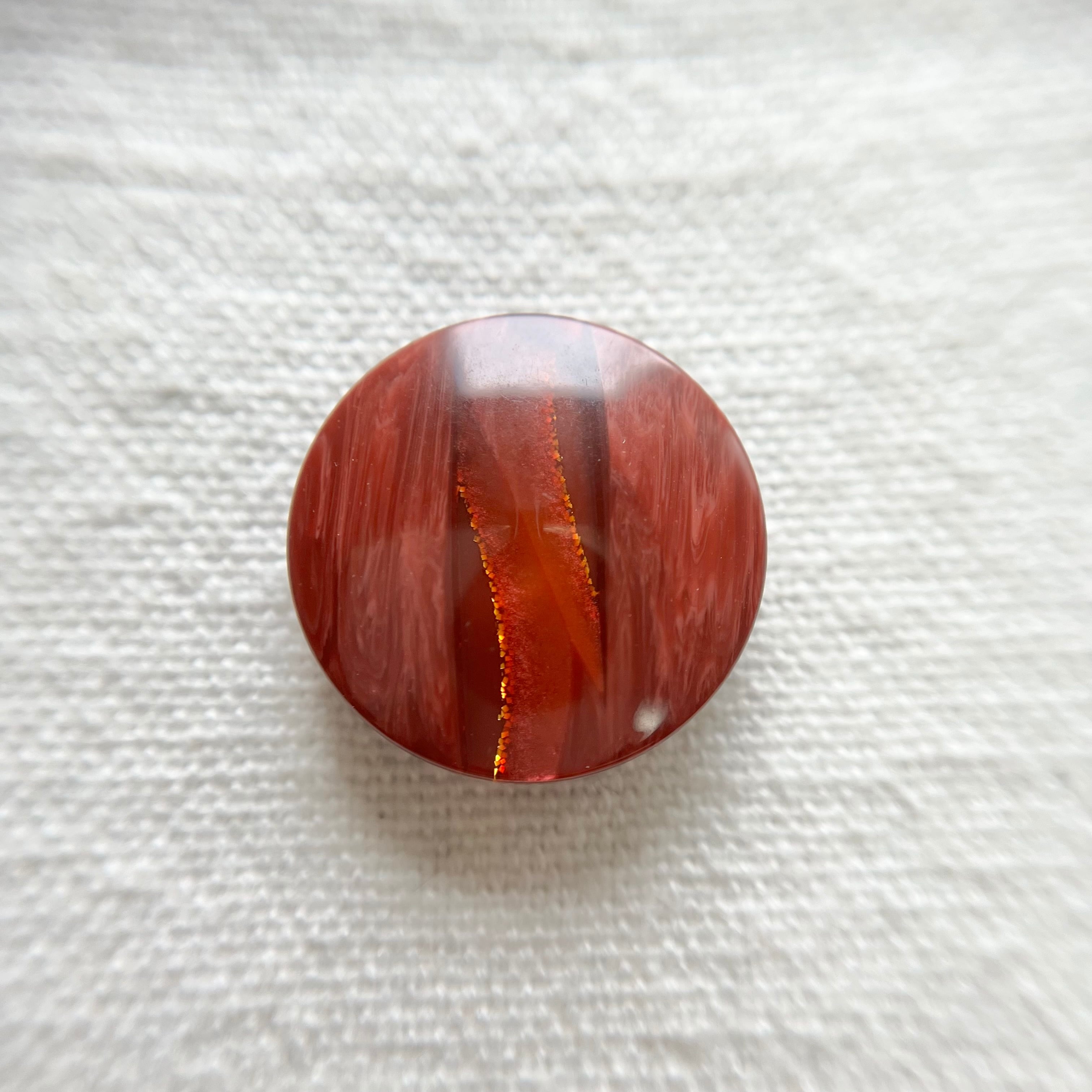 ウェーブライン×ボルドーマーブル 19㎜