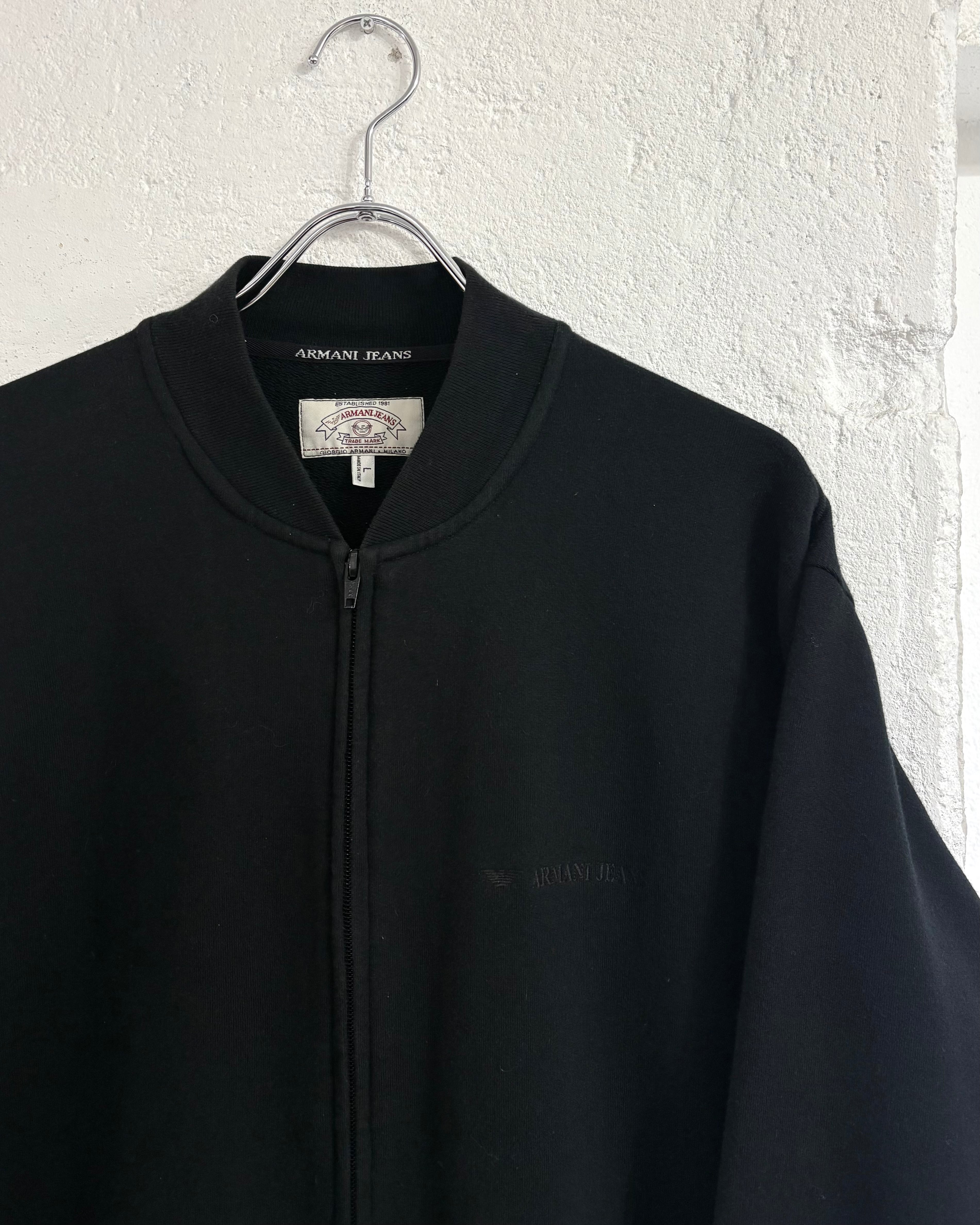 90s ARMANI JEANS Zip-up Sweat Blouson ITALY製 | VOLAR