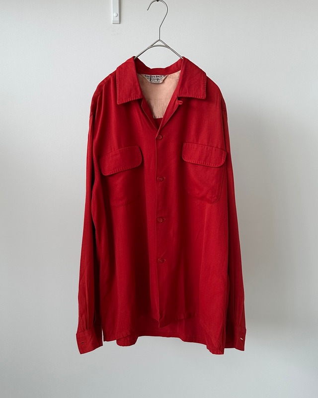 -GOLDEN GATE- Vintage 50s M Rayon Shirt made in CALIFORNIA
