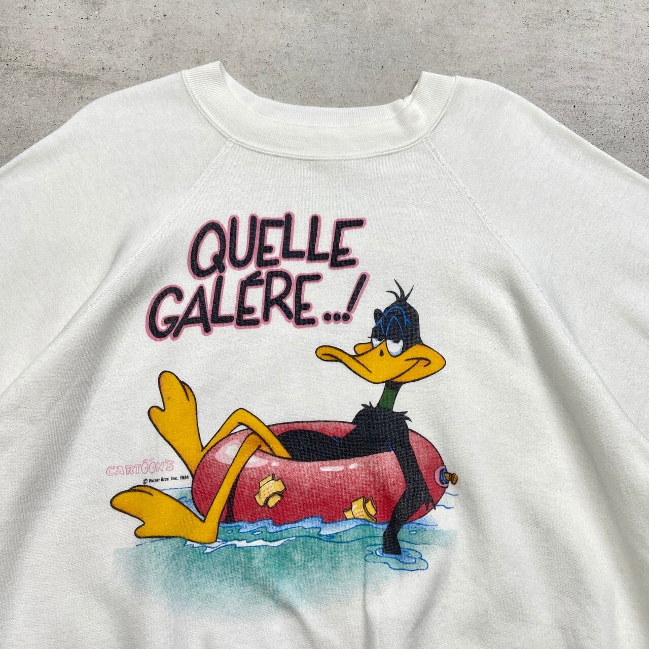 80年代 フランス製 CARTOON'S カートゥーン キャラクター プリント