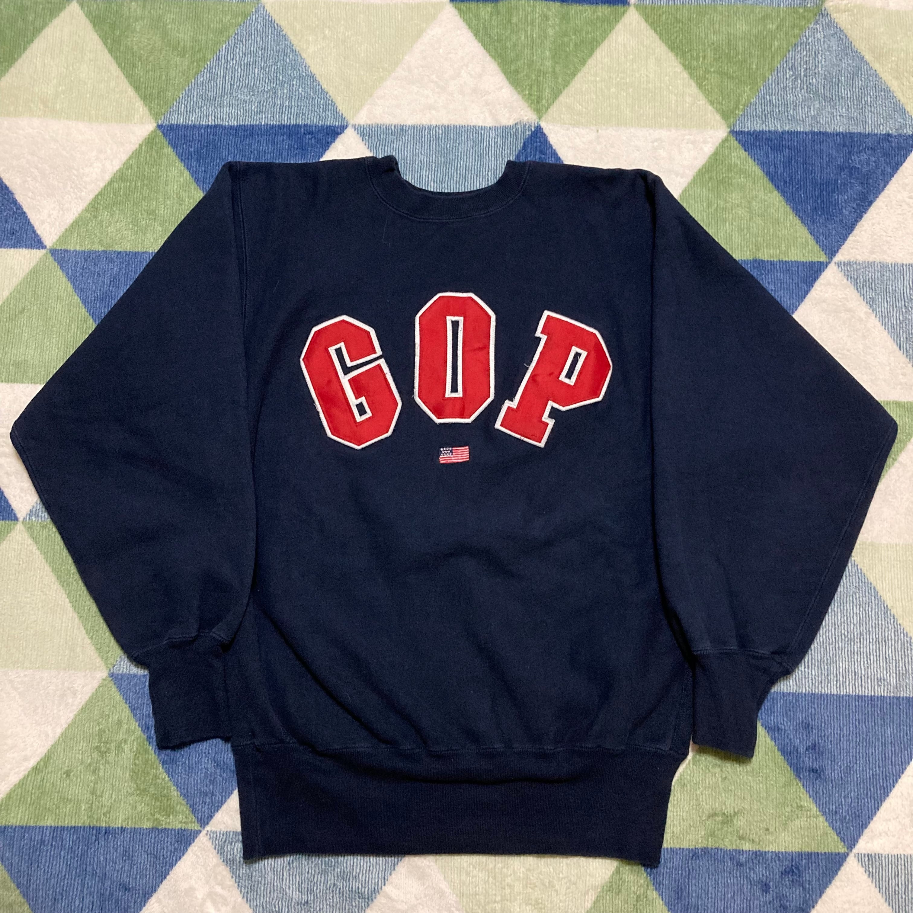 極美品90s Champion IOWA三段 リバースウィーブ 刺繍タグ champion 90s iowa リバースウィーブ チャンピオン メキシコ製