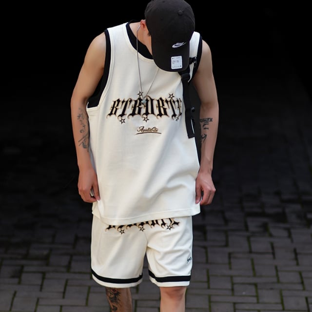 HUF ゲームシャツバスケタンクトップ上下セット