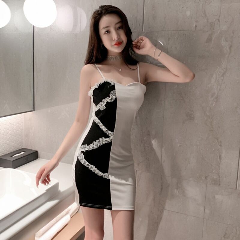 レースショートスカート 薄手ドレス ステッチ ハンチェンe46052297637