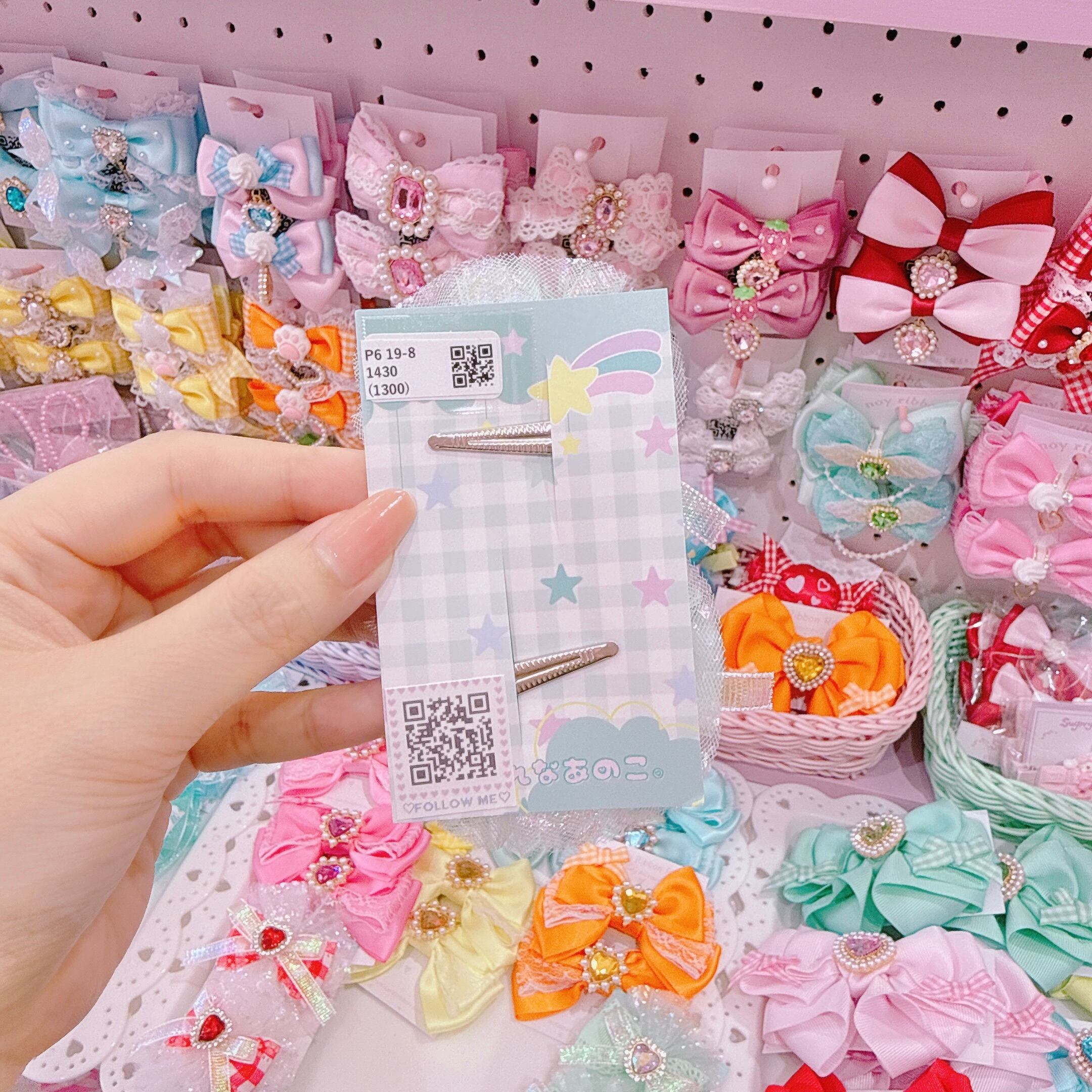 【P6】19-8ツインチュールヘアクリップ