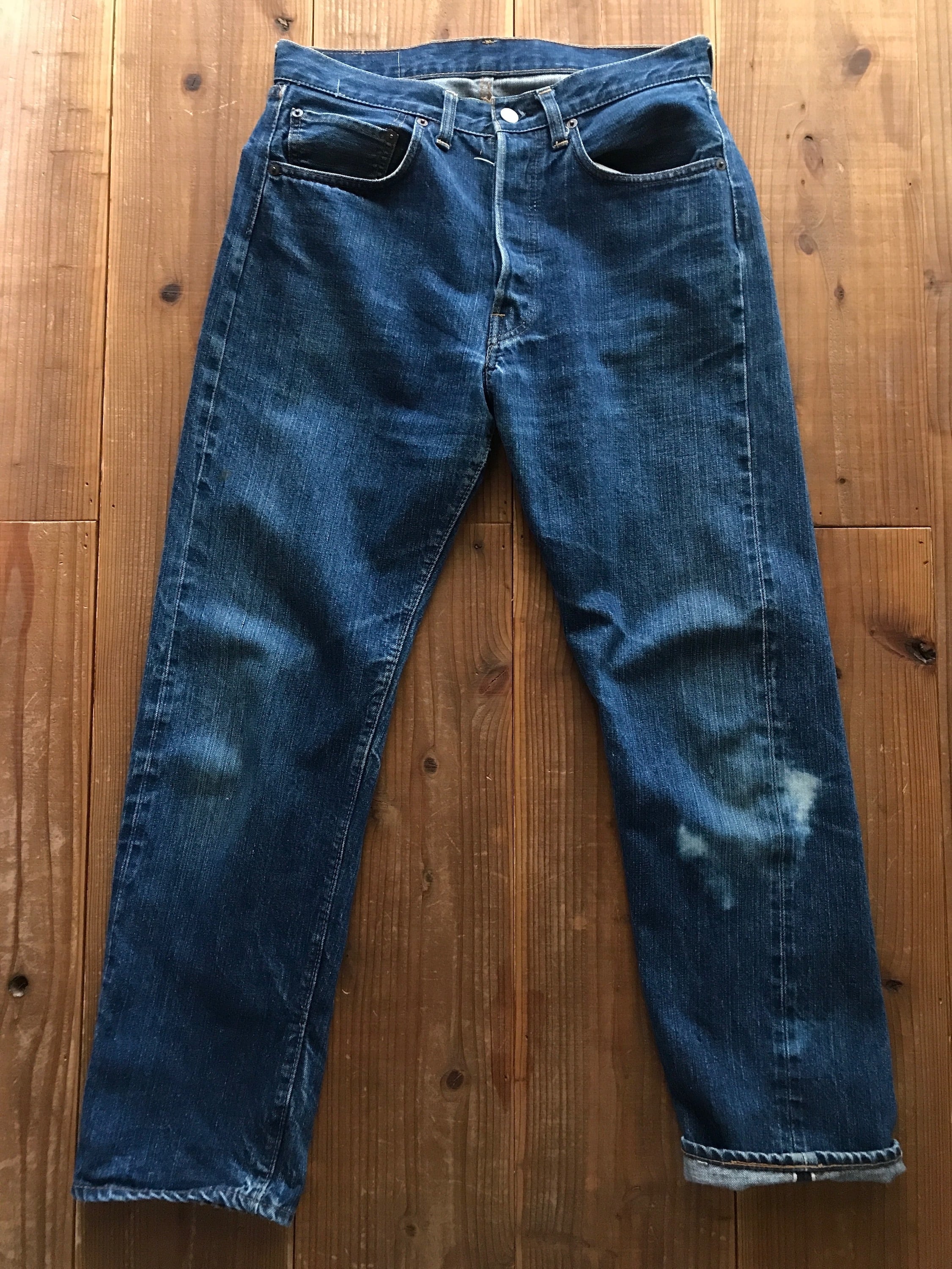 LEVIS501 66前期 シングル ヴィンテージ ビッグサイズ 強烈縦落ち！
