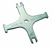 デンサン 盤用マルチキー 幅80×高さ80×奥行き3mm 配電盤 分電盤 合鍵 BMK-4