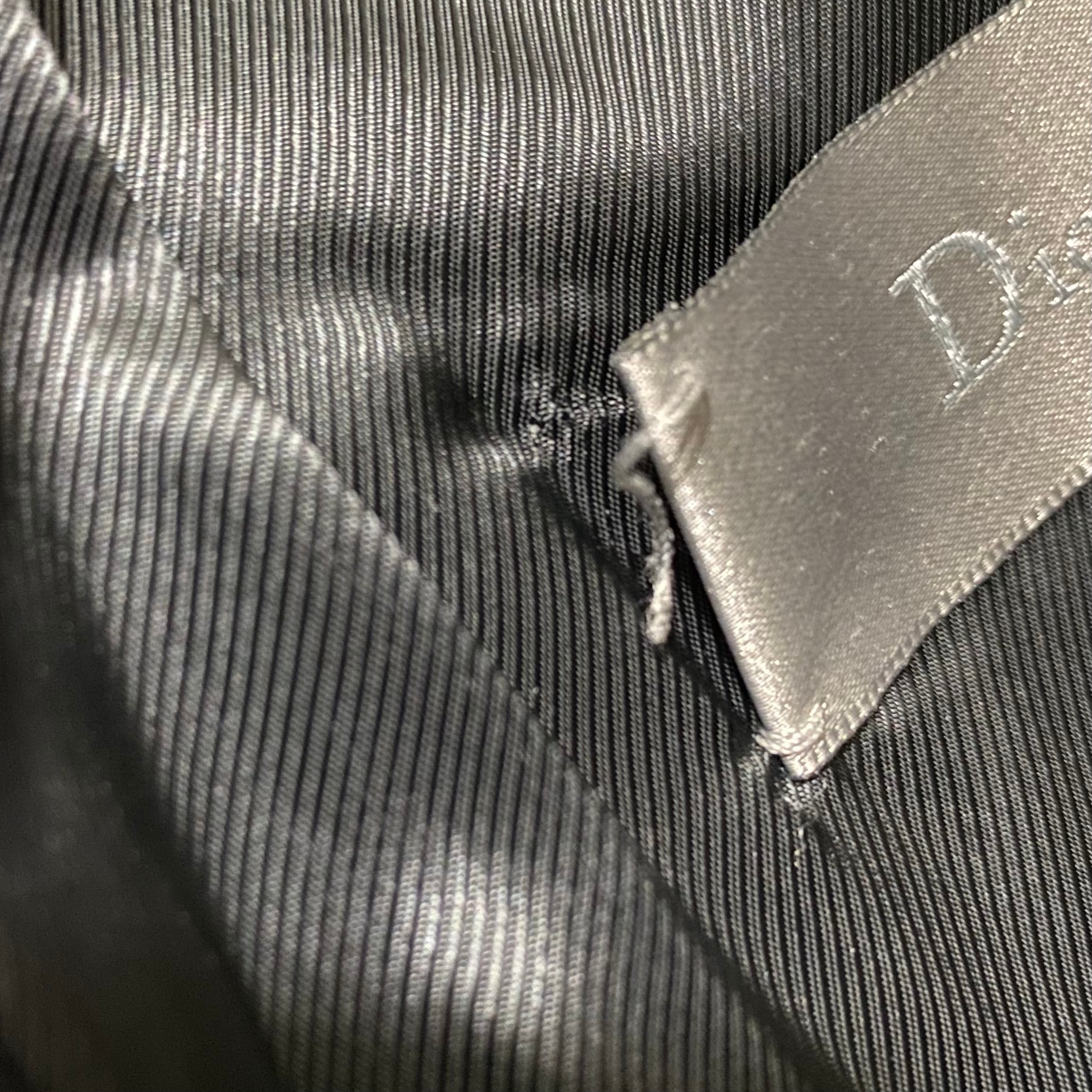 archive DIOR HOMME cross pocket destroyed leather jacket | NOIR ONLINE
