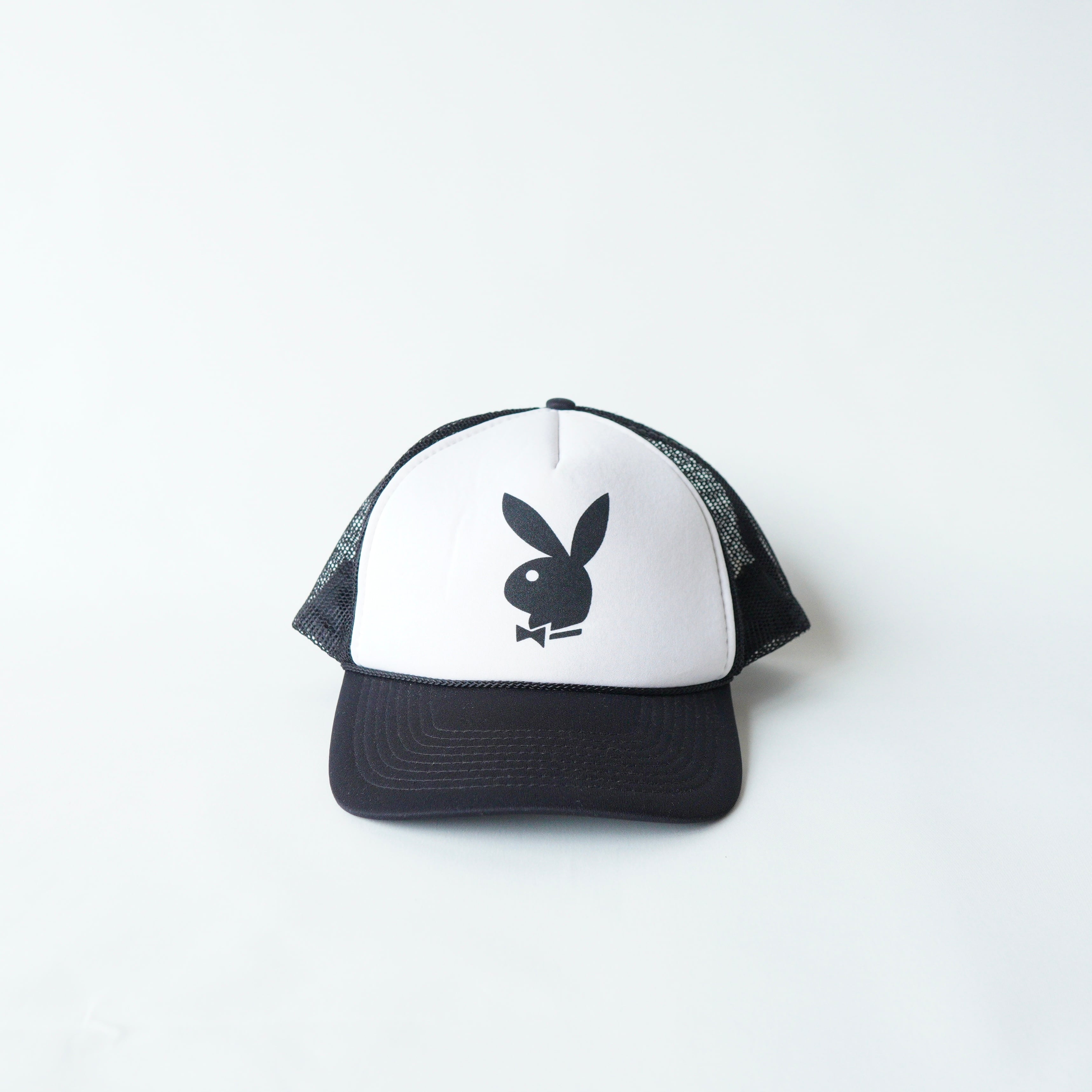 80s 90s play boy cap メッシュ キャップ ビンテージ 古着 play boy