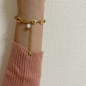 【 ブルームーンストーン 】チェーンブレスレット［GKB010］