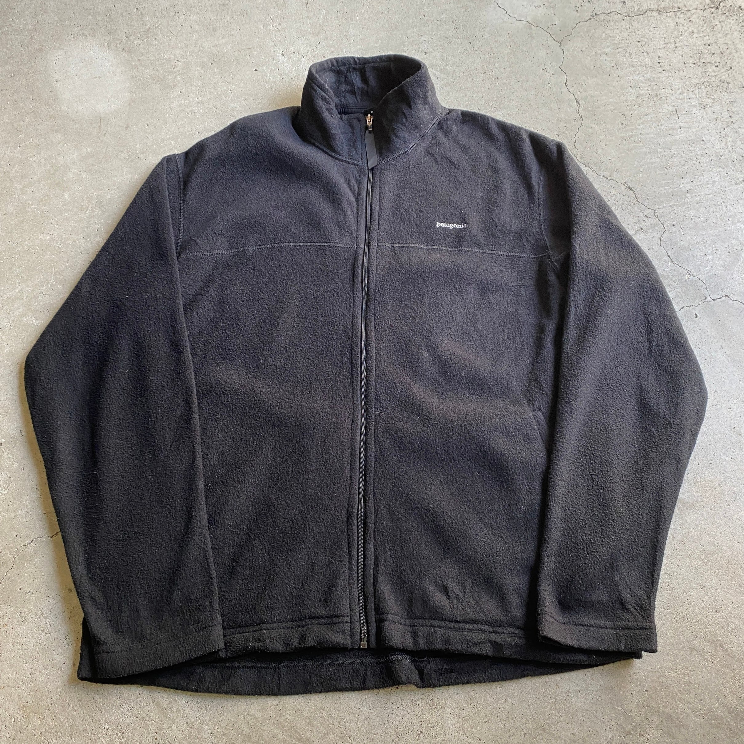 01年製 USA製 Patagonia パタゴニア フルジップ フリースジャケット メンズL 古着 00s 00年代 ヴィンテージ ビンテージ  30225 ライトウェイト ブラック 黒色【フリースジャケット】【CS2301-30】【AN20】 | cave 古着屋【公式】古着通販サイト ...