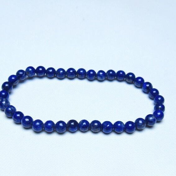 ラピスラズリ ブレスレット 5mm 一点物 メール便可 [M便 1/10] 111-48400