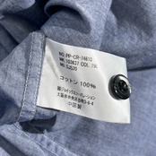 Paul Smith ポールスミス 襟裏ドット 半袖 シャツ サイズ L /ブルー系 メンズ