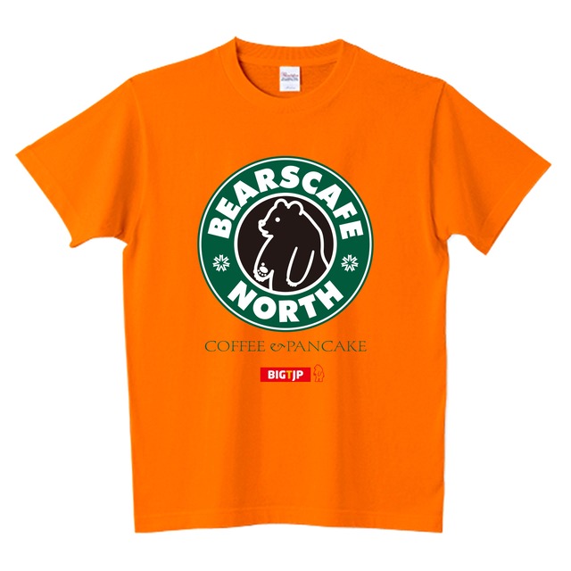 Bears Cafe North サークルロゴTシャツ03　※オレンジに変更になりました。
