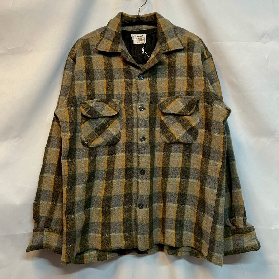 60s King Kole Cotton Heavy Flannel Shirt 60年代 キングコール