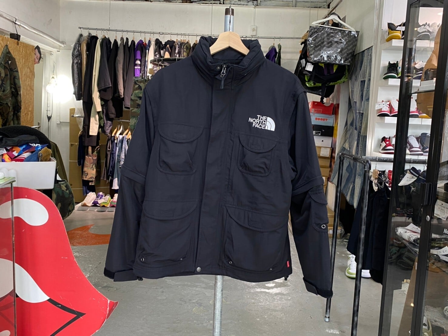 Supreme 22SS × THE NORTH FACE TREKKING CONVERTIBLE JACKET BLACK ...