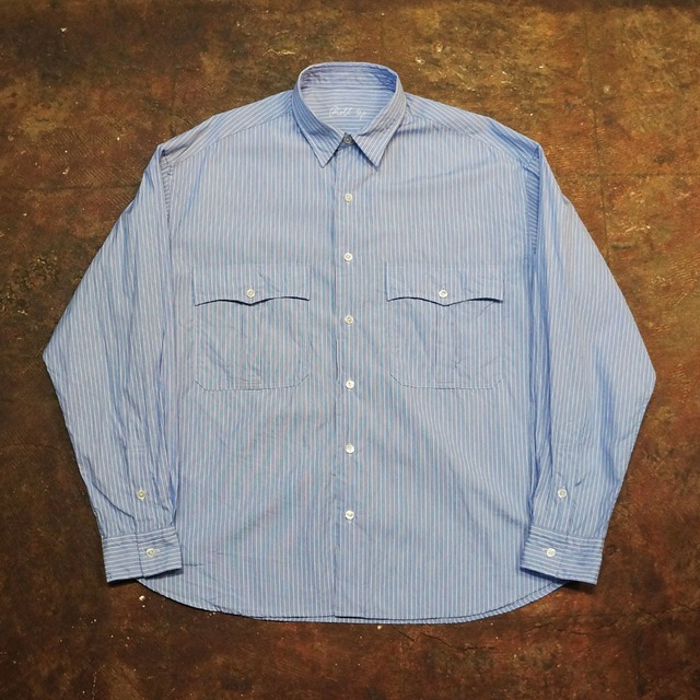 Porter Classic (ポータークラシック) ROLL UP STRIPE SHIRT (LOGO  