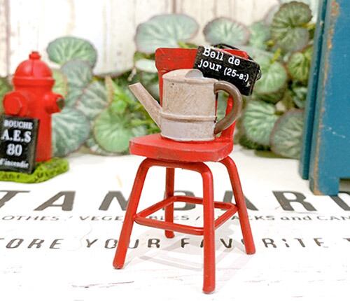 ミニチュアオブジェ ジョウロ チェア アロゾワールシェーズ | 雑貨