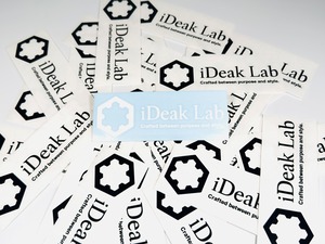 ”iDeakLab” オリジナルステッカー 50mmx150mm