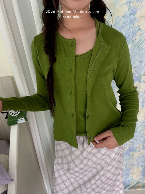 matilda & lee［取寄］lace holter cardigan set 26autumn 레이스홀터가디건세트