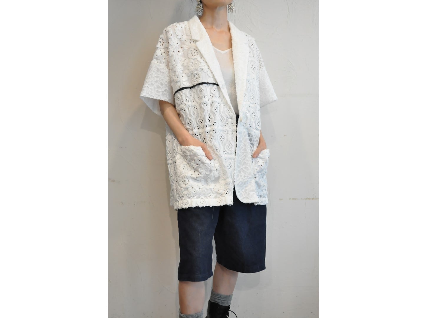 thomas magpie】jacquard blouson /【トーマスマグパイ】 ジャガード