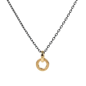 ダブルリングレターネックレス　1057