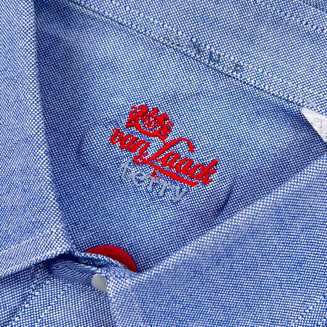 van laack ヴァンラーク オックスフォード 長袖シャツ /ブルー メンズ