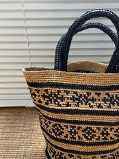 夏を編む。ナチュラルトートバッグ
