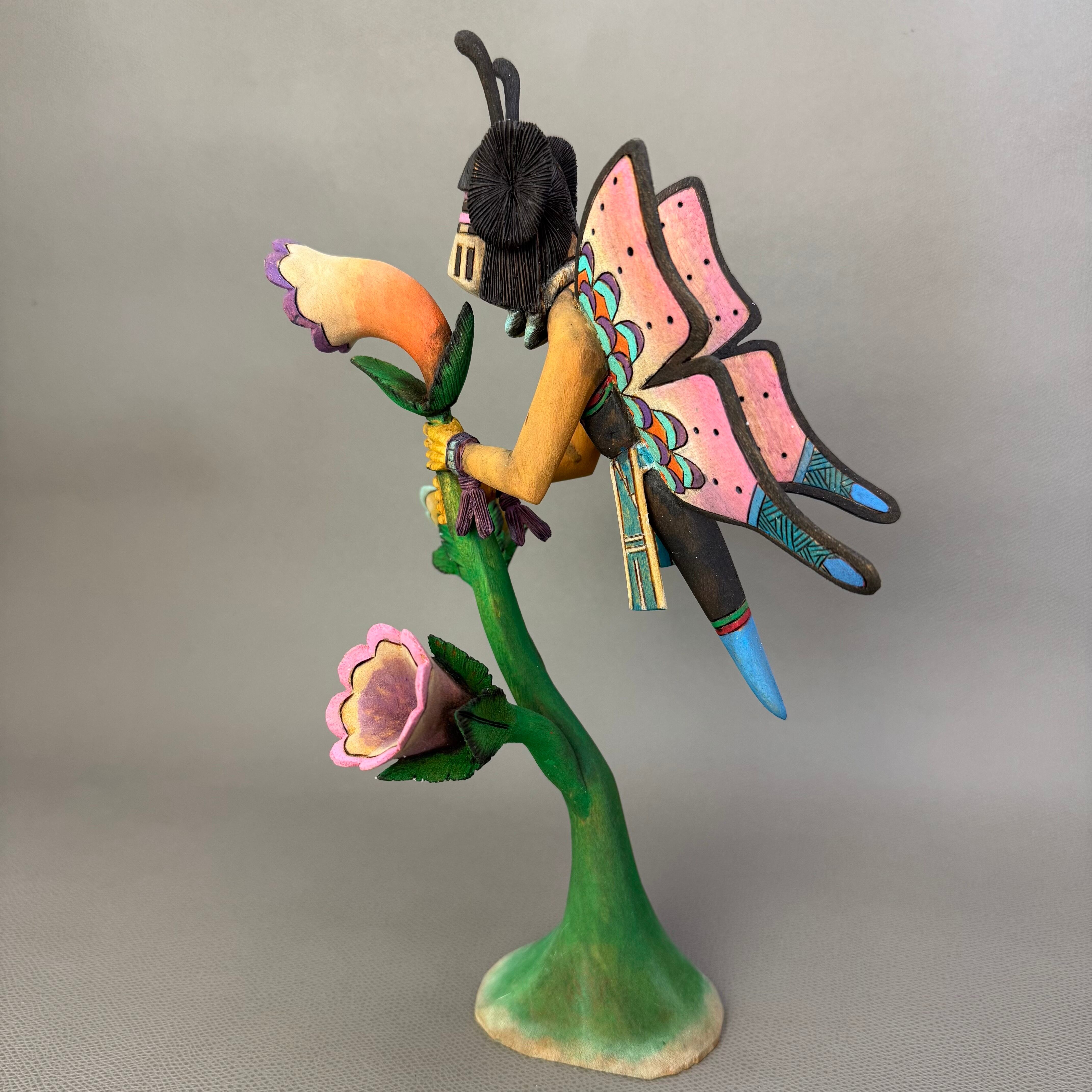 HOPI族（ホピ）Norman Cuch作 バタフライメイデン カチーナドール