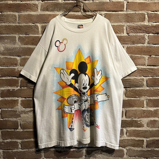 【Caka act3】"Mickey Mouse" Print Design Loose T-Shir